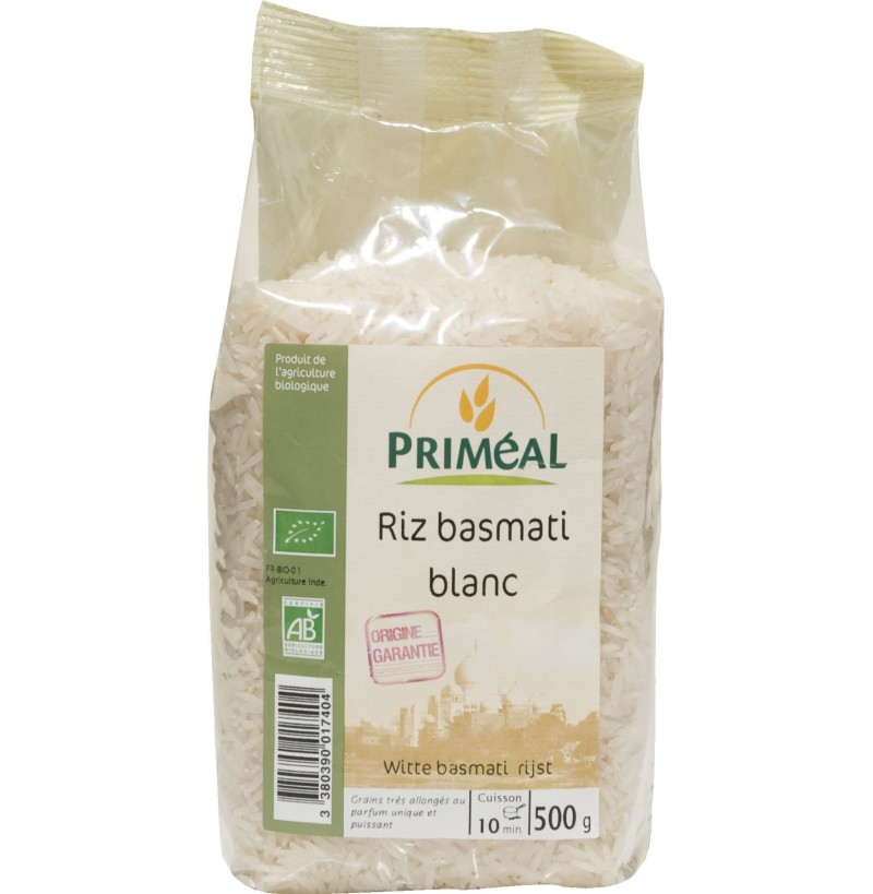 Riz basmati blanc - 500g, Priméal