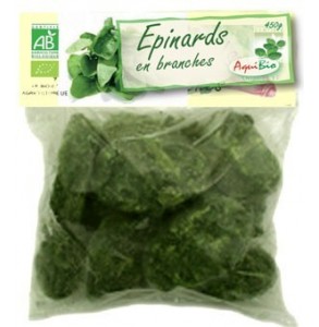 EPINARDS BRANCHES GALETS 450G