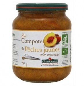 COMPOTE PÊCHES JAUNES 725G