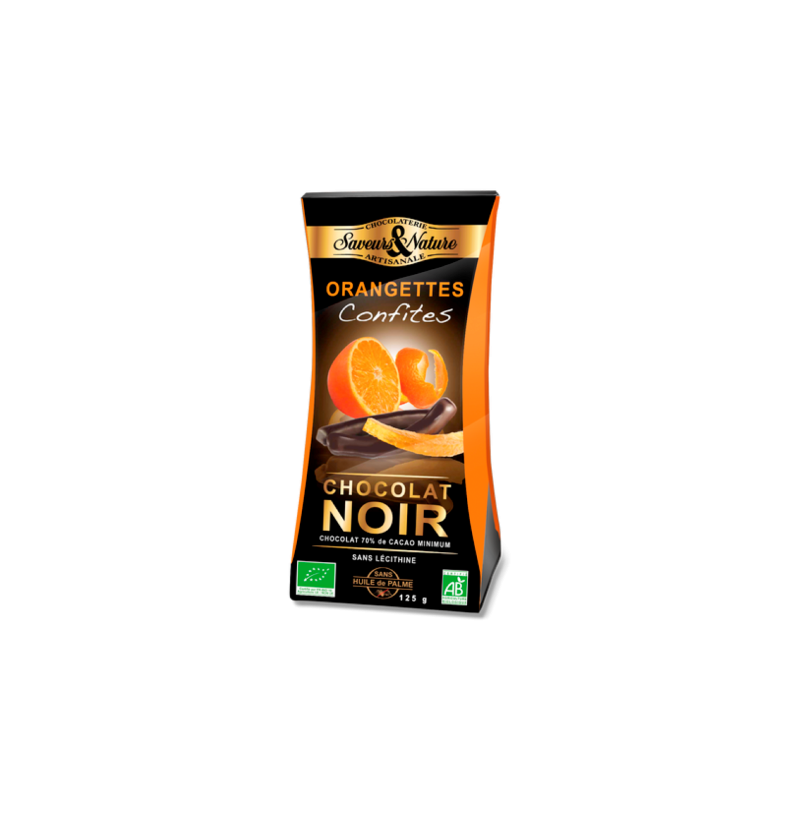 Orangettes au chocolat noir 125g – LaPlaza